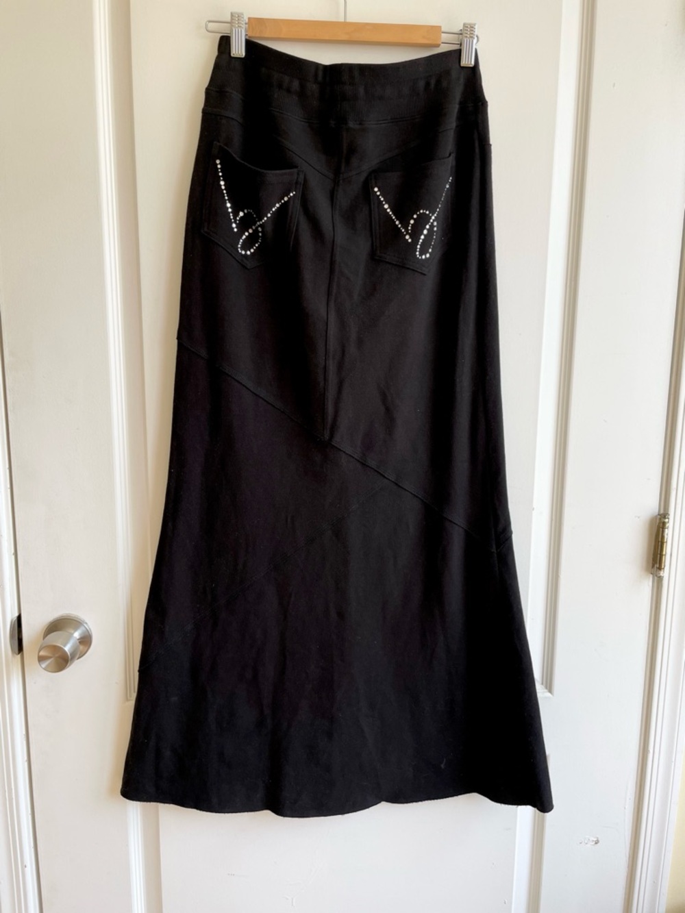 Vintage Y2K Bebe Skirt Bling Logo Size S 2000s - Picture 2 of 7
